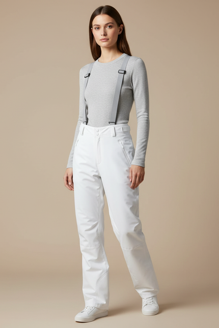 Pantalon De Pluie Ff3c - Blanc Polyester
