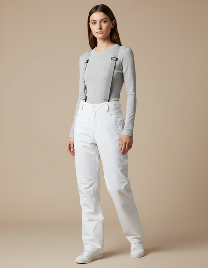 Pantalon De Pluie Ff3c - Blanc Polyester
