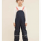 Pantalon De Pluie Bleu Marine Imperméable Bretelles Enfant - Polyester