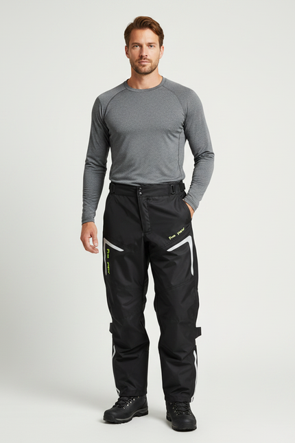 Pantalon De Pluie Travail - Noir Polyester