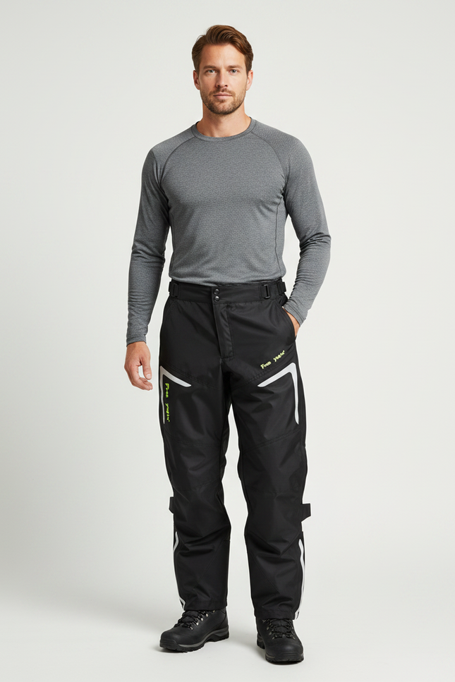Pantalon De Pluie Travail - Noir Polyester