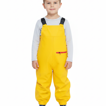 Pantalon De Pluie De Chasse - Jaune Polyester