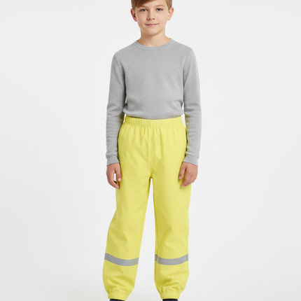 Pantalon De Pluie Jaune Fluo - Polyester