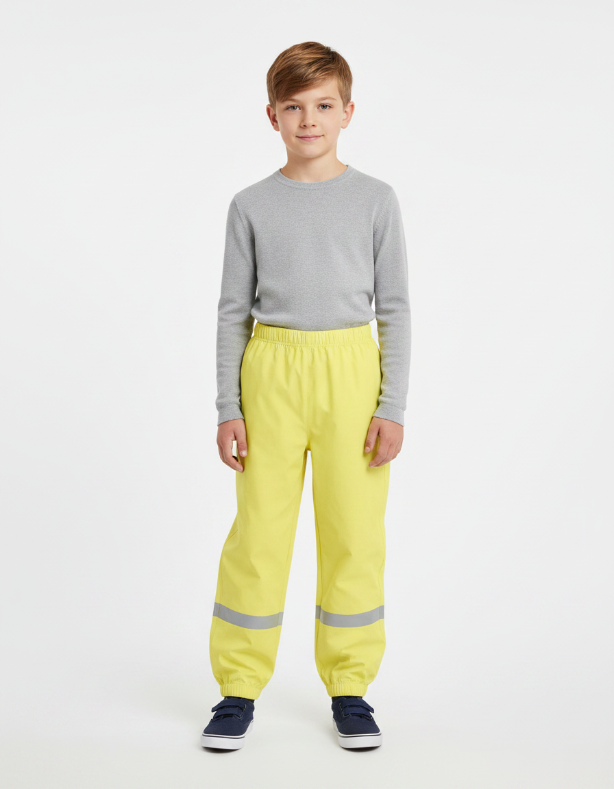 Pantalon De Pluie Jaune Fluo - Polyester