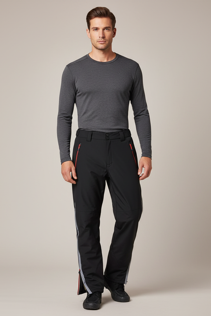 Pantalon Pluie Adulte - Noir Polyester
