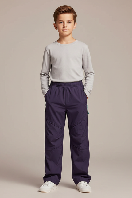 Pantalon De Pluie Violet Ample Fonctionnel Enfant - Polyester