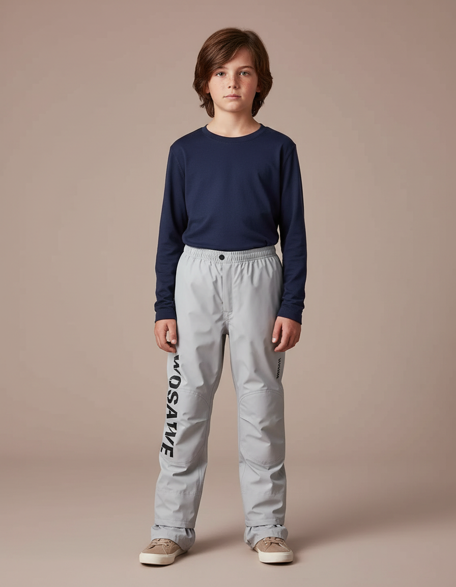 Pantalon De Pluie VTT - Gris Polyester