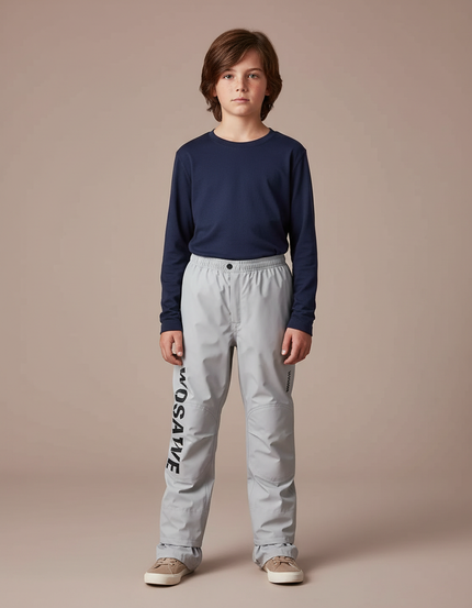 Pantalon De Pluie VTT - Gris Polyester