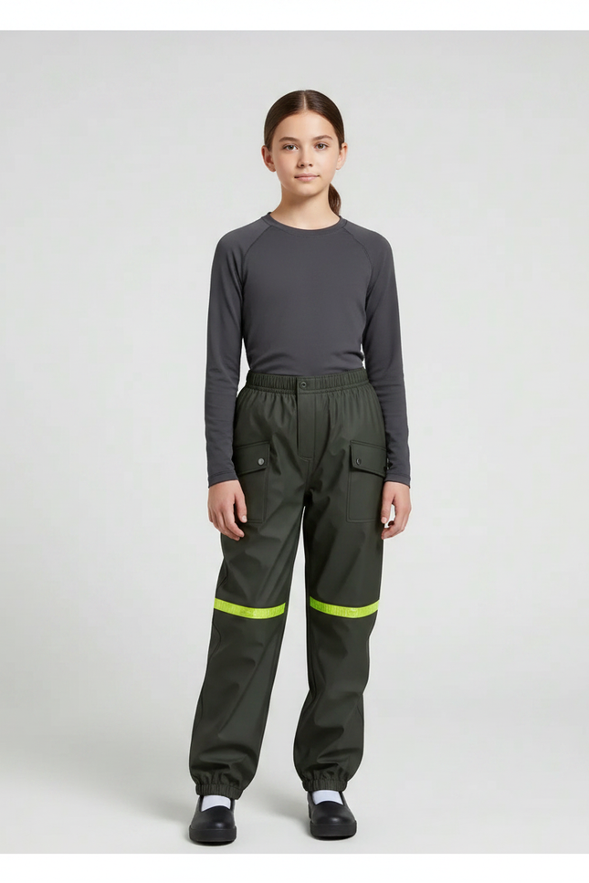 Pantalon Et Veste De Pluie - Kaki Polyester