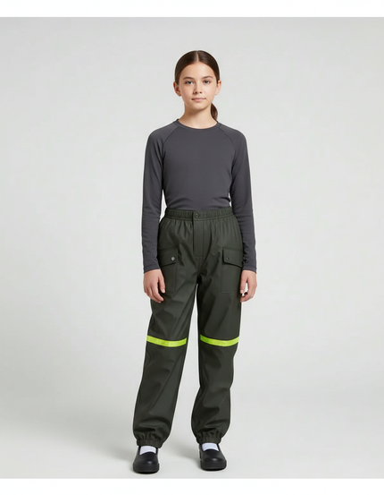 Pantalon Et Veste De Pluie - Kaki Polyester