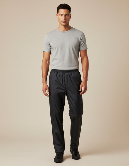 Pantalon Pluie Noir - Polyester
