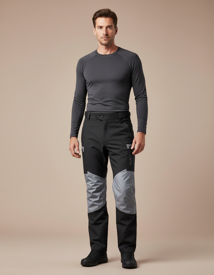 Pantalon De Pluie Professionnel - Noir Polyester