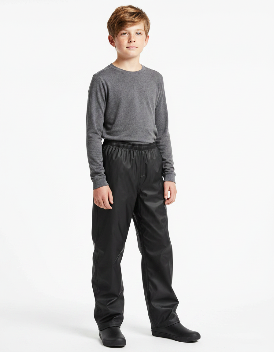 Pantalon De Pluie Chasse - Noir Polyester