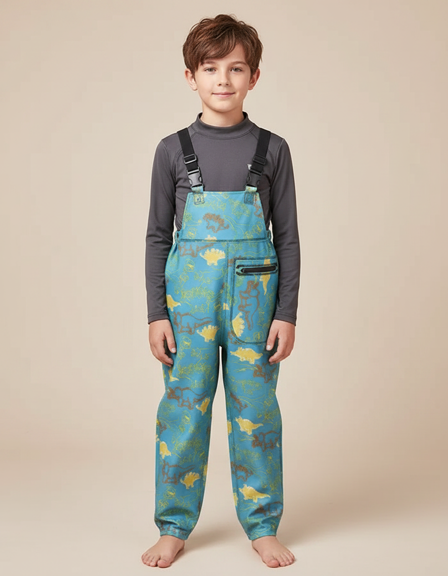 Pantalon De Pluie Marin - Bleu Polyester