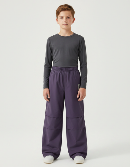 Pantalon De Pluie Violet Ample Imperméable Enfant - Polyester