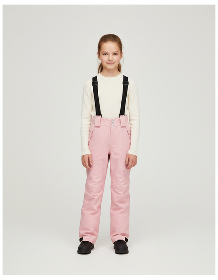 Pantalon De Pluie Rose Imperméable Enfant Ski Hiver - Polyester