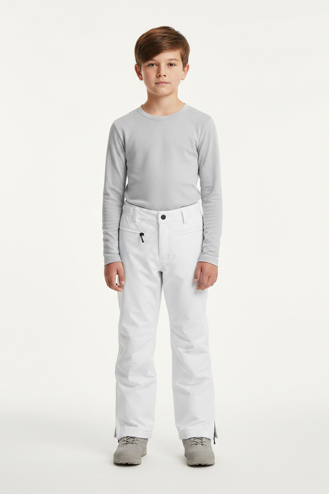Pantalon De Pluie Blanc Imperméable Enfant Ski - Polyester