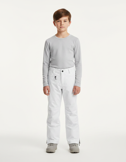 Pantalon De Pluie Blanc Imperméable Enfant Ski - Polyester