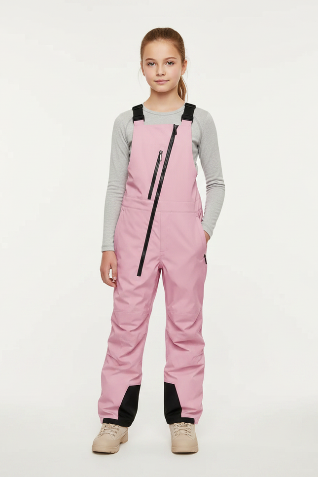Pantalon De Pluie Rose Salopette Imperméable Enfant Hiver - Polyester