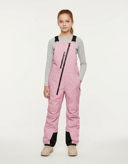 Pantalon De Pluie Rose Salopette Imperméable Enfant Hiver - Polyester
