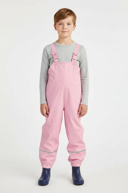 Pantalon De Pluie Ecde - Rose Polyester