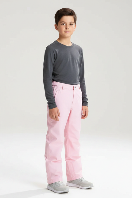 Pantalon De Pluie Rose Imperméable Enfant Ski - Polyester