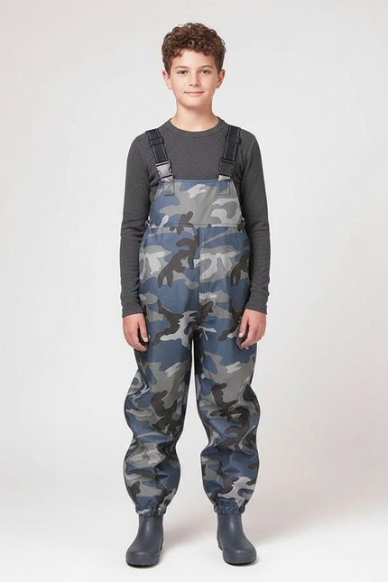 Pantalon Pluie Camouflage - Multicolore Polyester