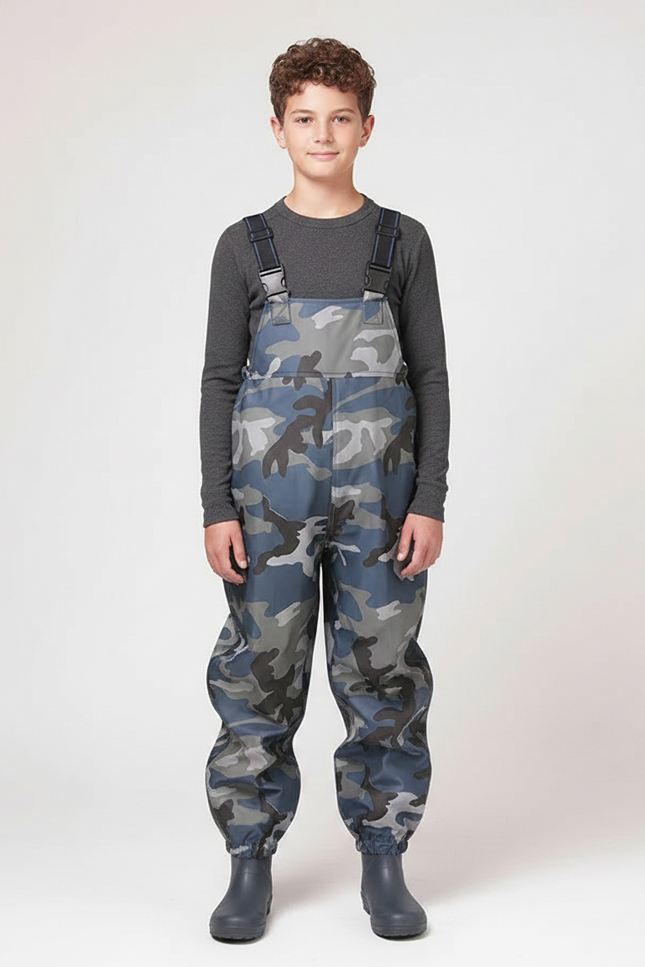 Pantalon Pluie Camouflage - Multicolore Polyester