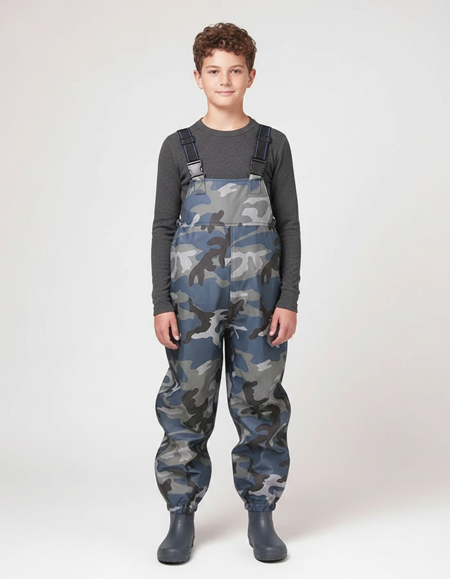 Pantalon Pluie Camouflage - Multicolore Polyester