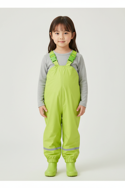 Pantalon Pluie Fluo - Vert Polyester