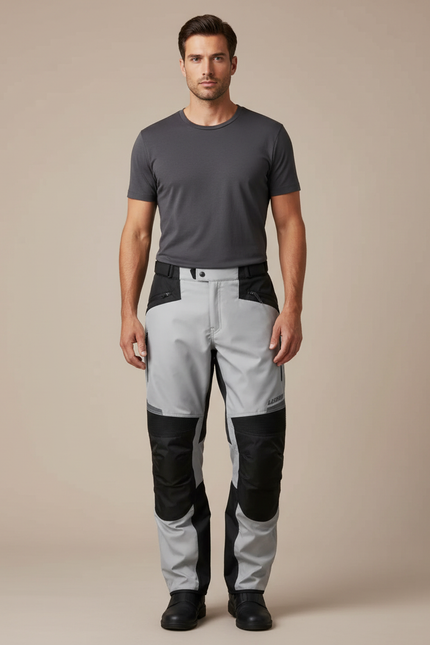 Pantalon Pluie Moto Gore Tex - Gris Polyester