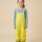 Pantalon De Pluie Jaune Bretelles Imperméable Enfant Réfléchissant - Polyester