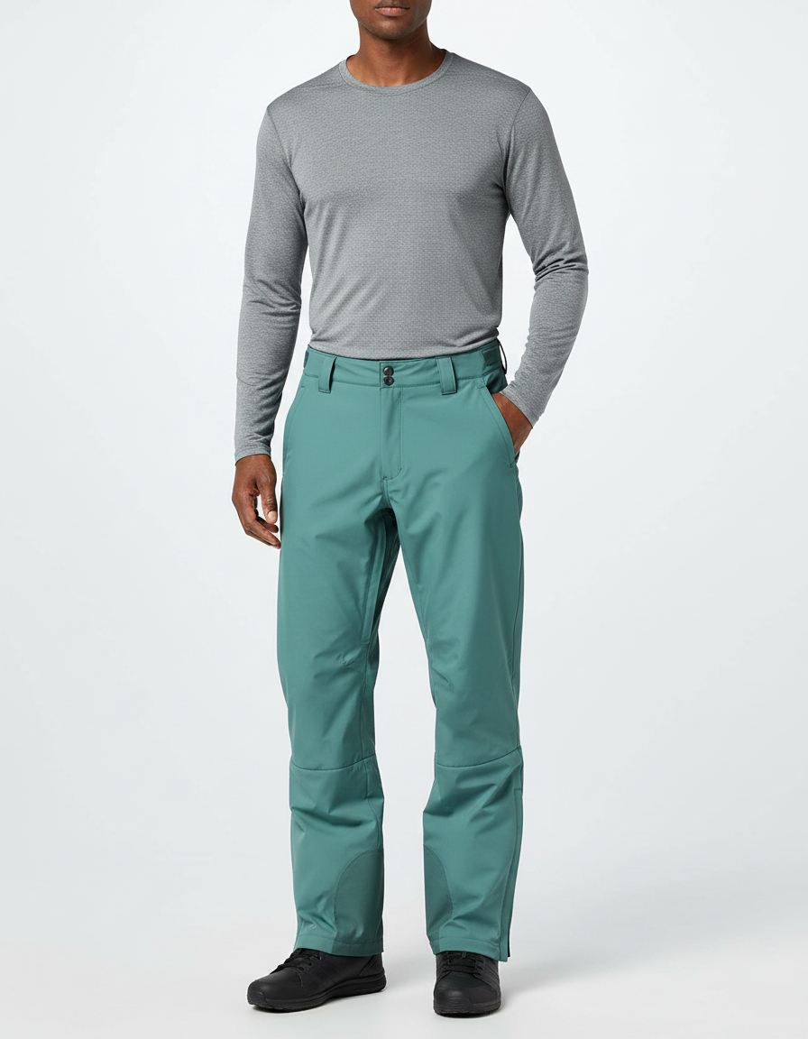 Pantalon De Pluie Vert Ample Imperméable Homme - Polyester