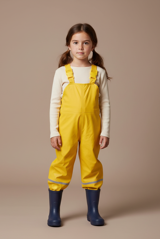 Pantalon Pluie Ciré - Jaune Polyester