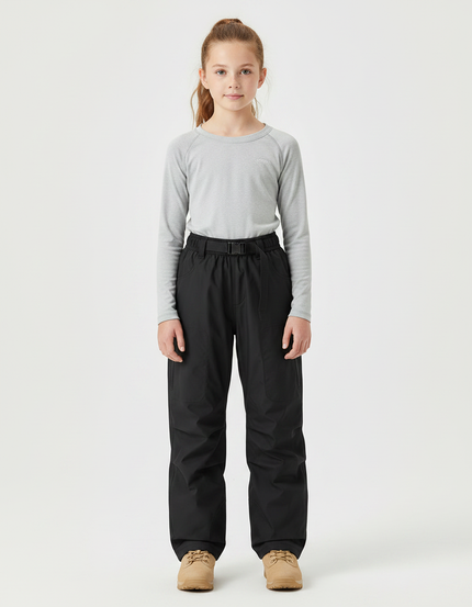Pantalon De Pluie Noir Ample Imperméable Enfant Sport - Polyester
