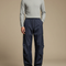Pantalon De Pluie Bleu Marine Ample Imperméable Décontracté Homme - Polyester
