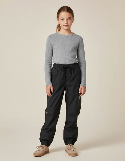 Pantalon De Pluie Fille Noir