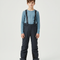Pantalon De Pluie Gris Imperméable Bretelles Enfant - Polyester