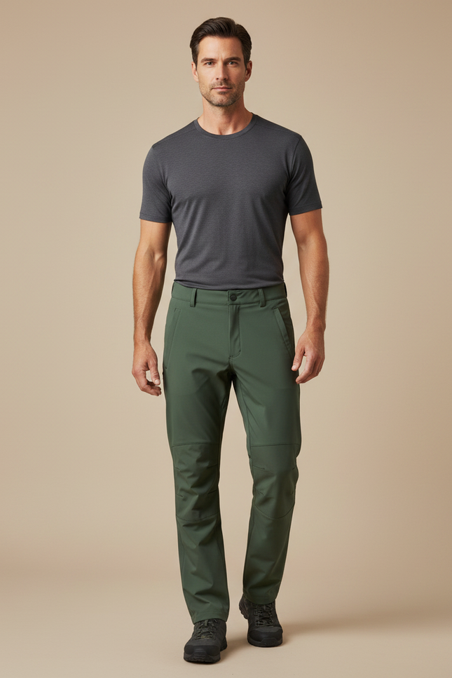 Pantalon De Pluie Vert Militaire Ample Imperméable Homme - Polyester