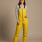 Pantalon De Pluie Jaune Salopette Imperméable Femme Ski - Polyester