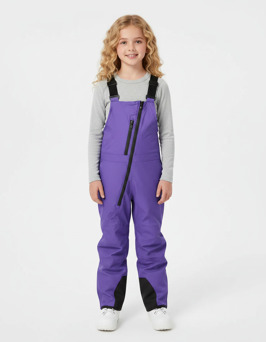 Pantalon De Pluie Violet Imperméable Ample Enfant - Polyester