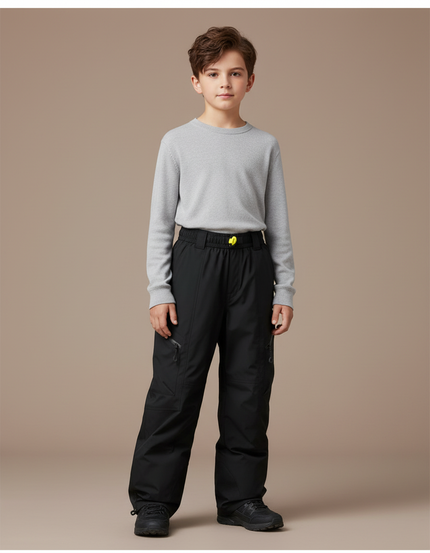 Pantalon De Pluie Noir Ample Imperméable Enfant - Polyester