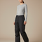 Pantalon De Pluie Noir Imperméable Cargo Ample Femme - Polyester