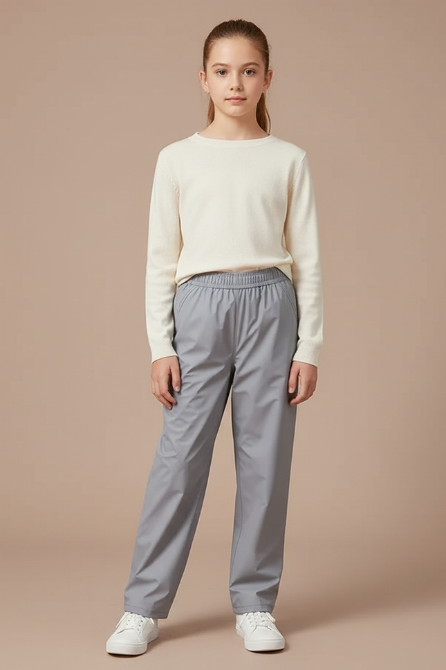 Pantalon De Pluie 6b73 - Gris Polyester