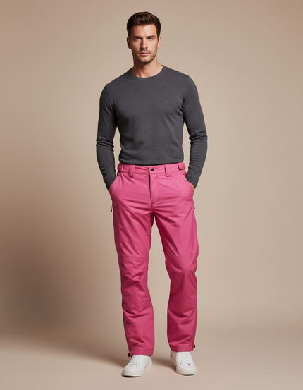 Pantalon De Pluie Rose Imperméable Sport Homme - Polyester