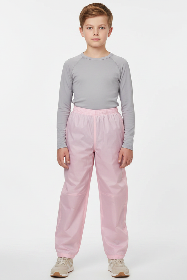Pantalon De Pluie Rose Imperméable Ample Léger Enfant - Polyester