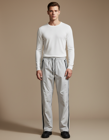 Pantalon De Pluie Gris Imperméable Cargo Homme Décontracté - Polyester
