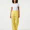 Pantalon De Pluie Jaune Imperméable Unisexe Ample Léger - Polyester