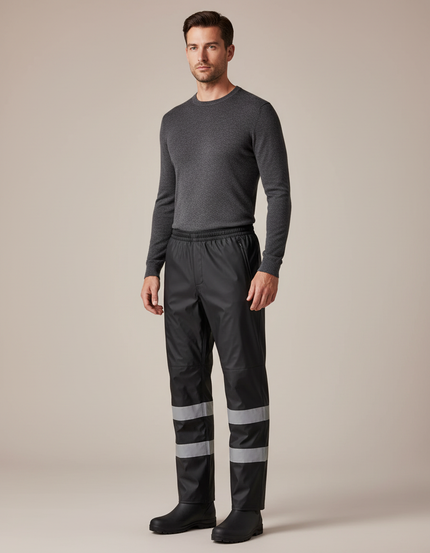 Pantalon De Pluie 114d - Noir Polyester