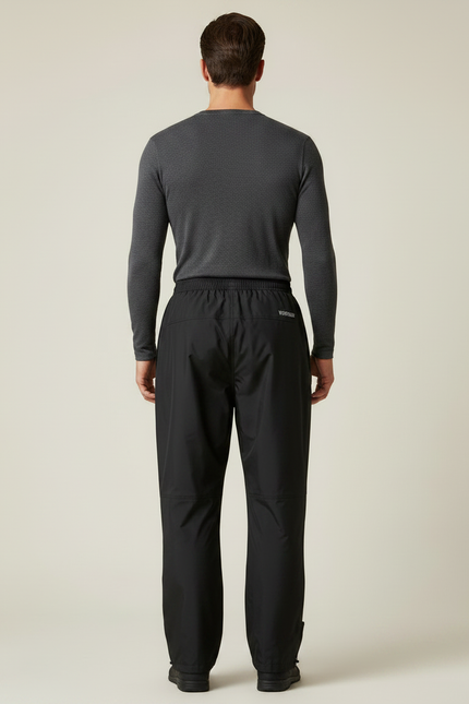 Sur-pantalon De Pluie Moto - Noir Polyester - vue 2